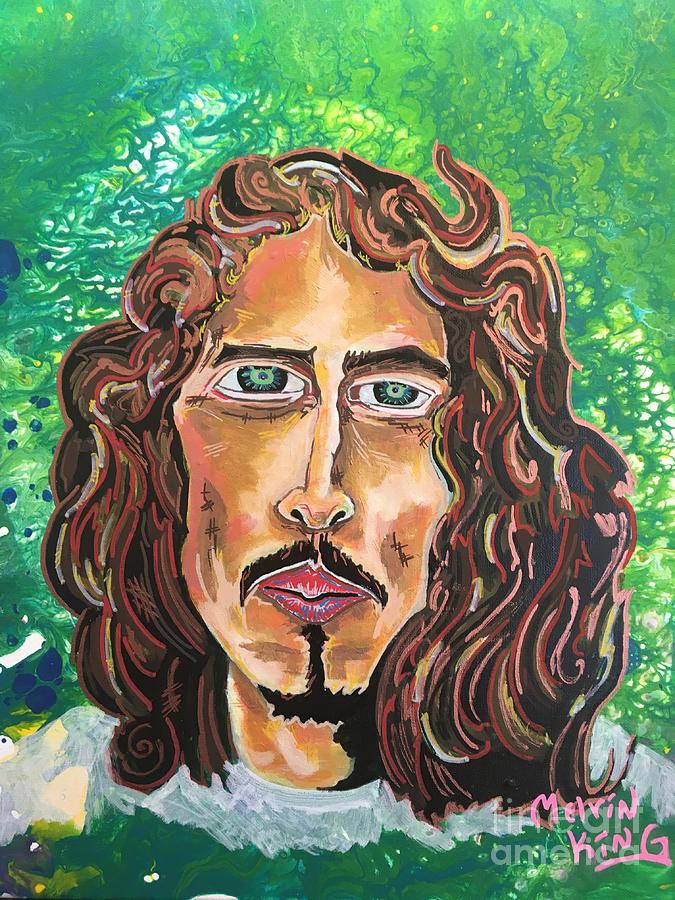 Soundgarden Painting - Chris Cornell by Melvin King