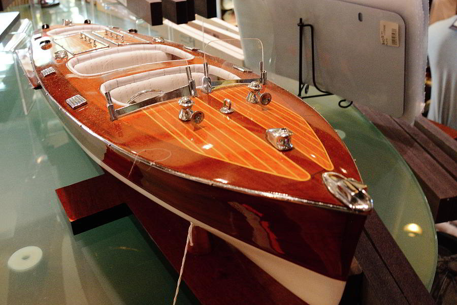 Chris Craft Mahogany Boat Model Photograph by Rick Anson - Fine Art America