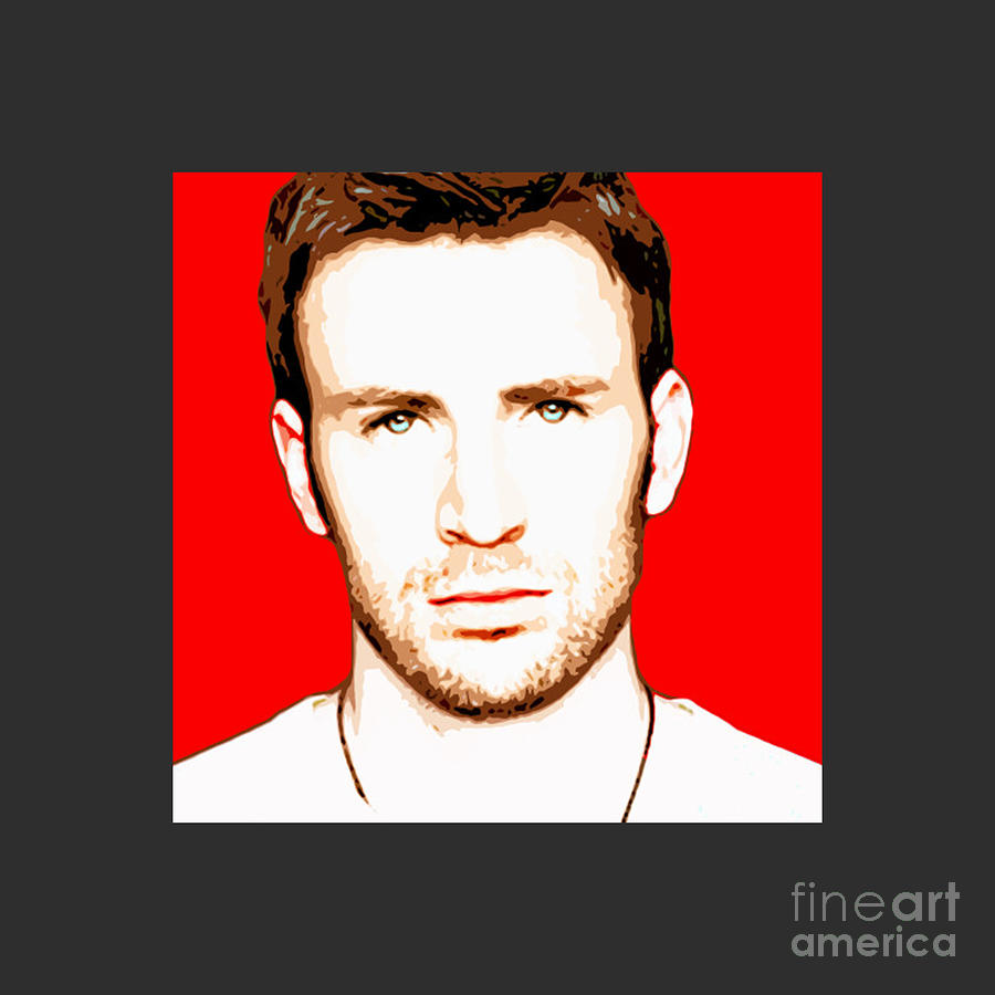 Chris Evans Drawing By Chandra Tamba Fine Art America