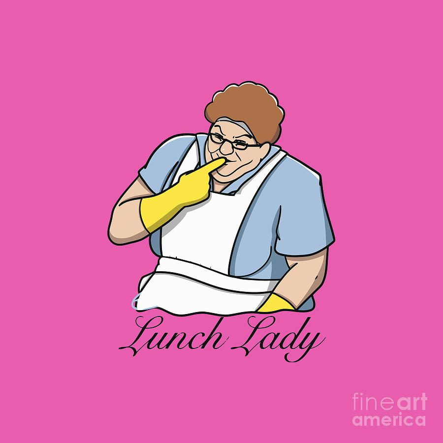 Chris Farley as the Lunch Lady Drawing by Tiffany D Mitchell | Pixels