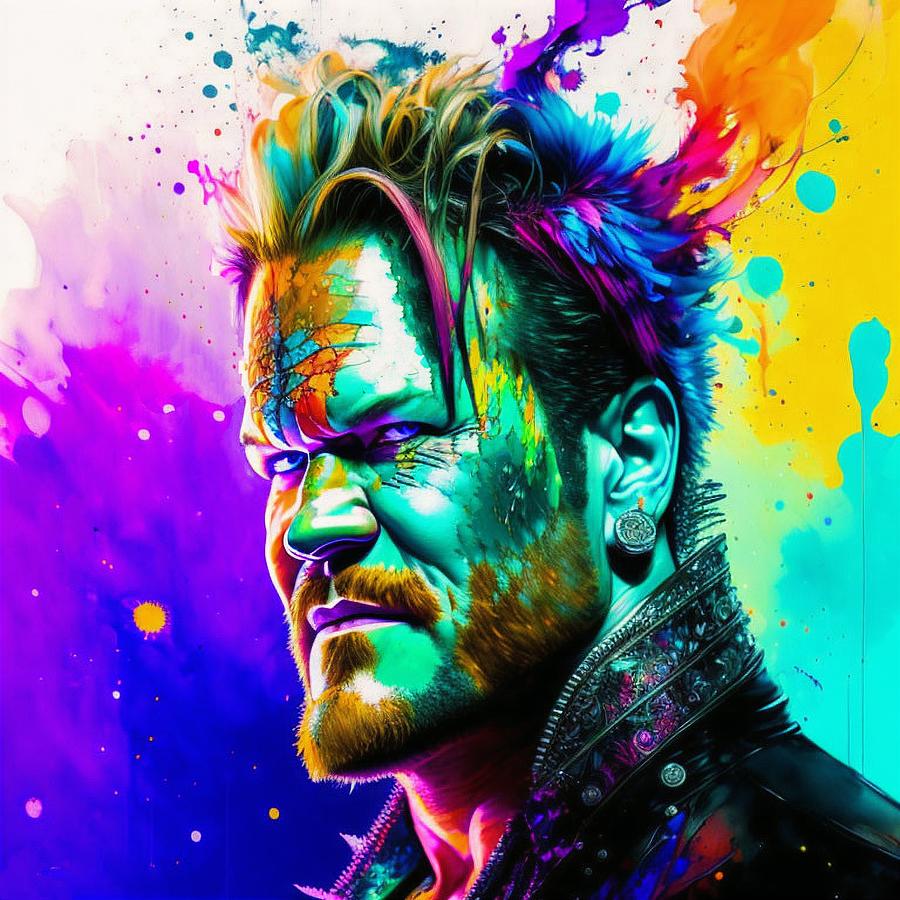 Chris Jericho Digital Art by Bob Smerecki - Fine Art America