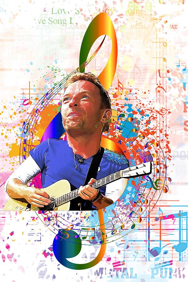 Chris Martin Digital Art by Michael Earch - Fine Art America