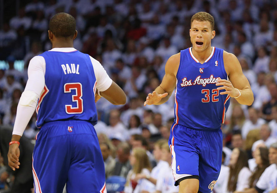 Chris Paul and Blake Griffin Photograph by Ronald Martinez