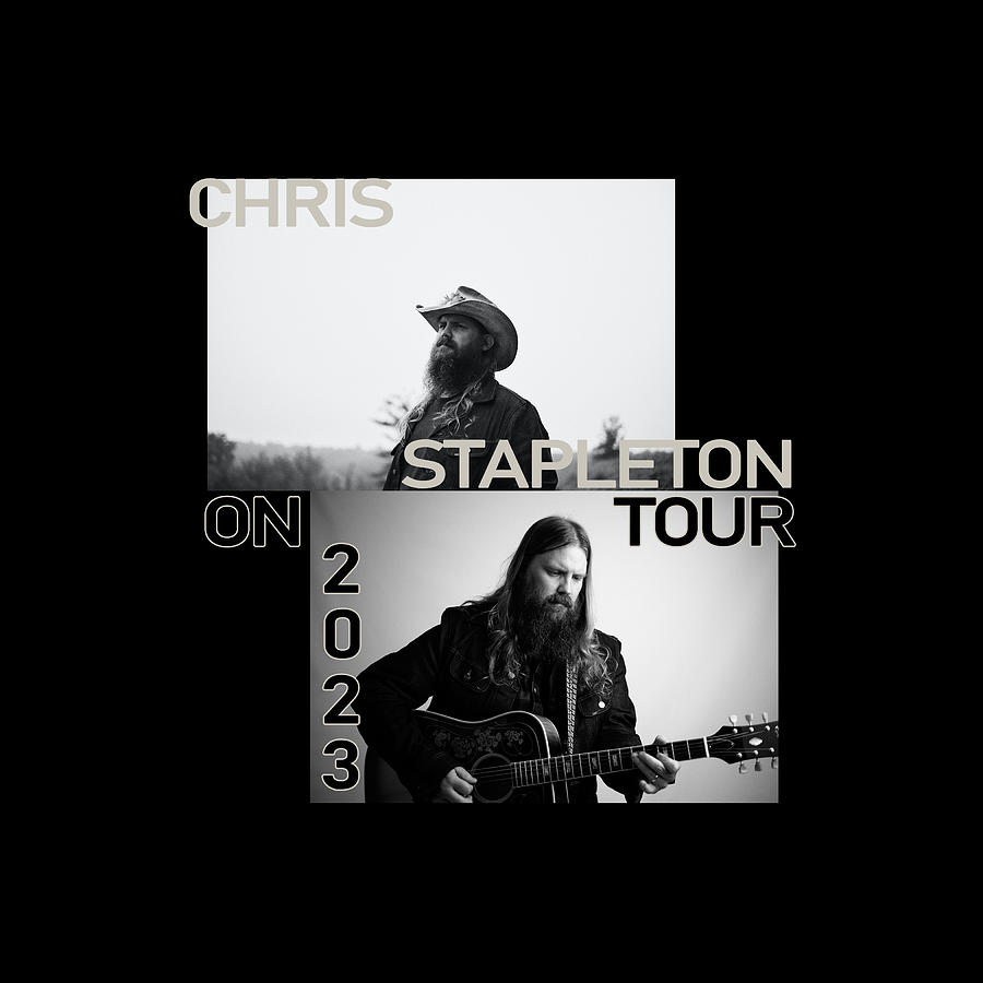 Chris Stapleton On Tour 2023 Digital Art By Xera Zare - Pixels