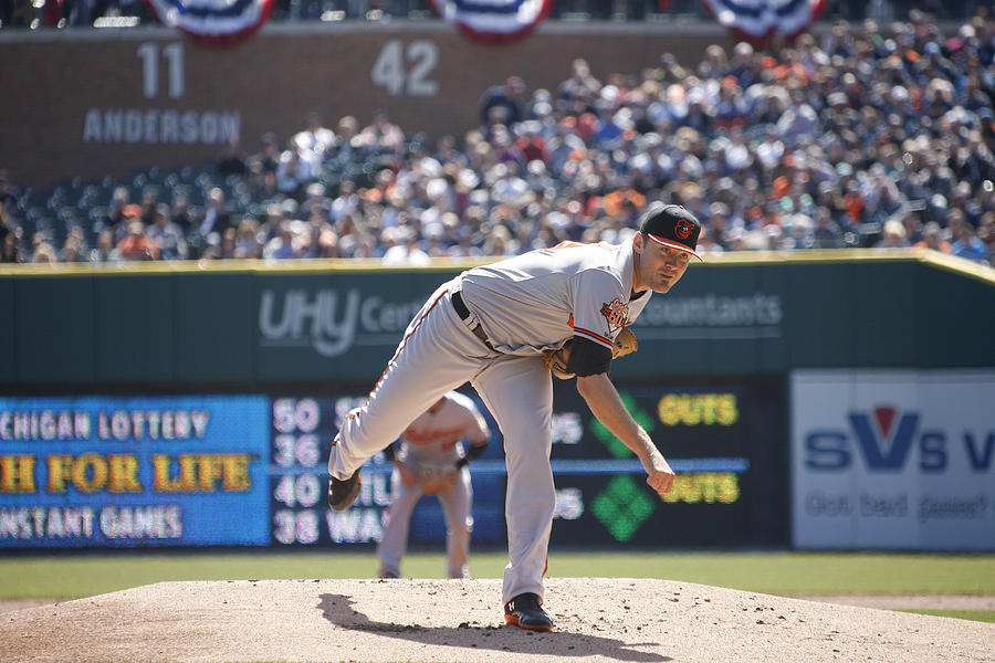 Chris Tillman Photograph by John Grieshop Chris Tillman Photograph by John Grieshop