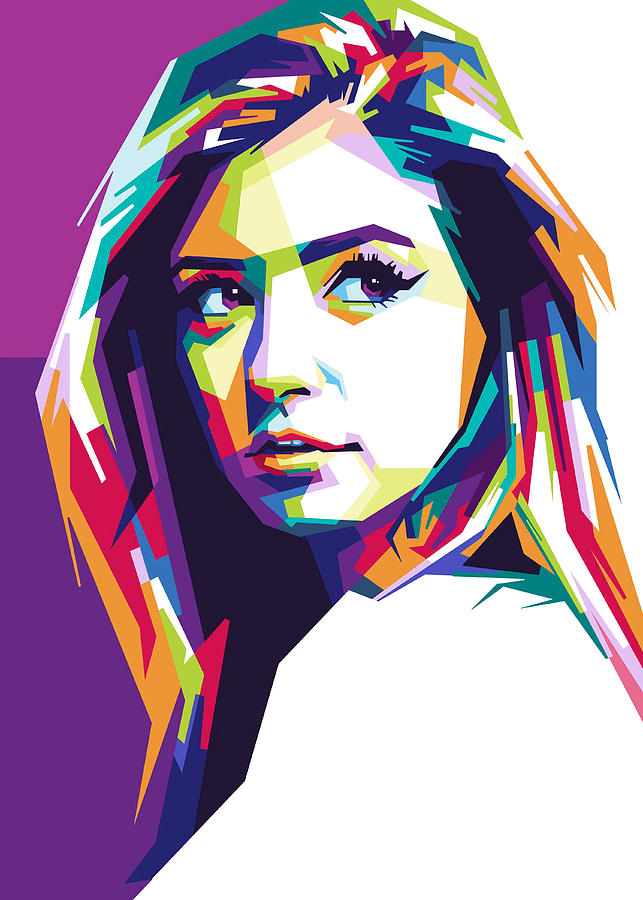 Chrissy Costanza Poster Painting By Anthony Dominic - Fine Art America