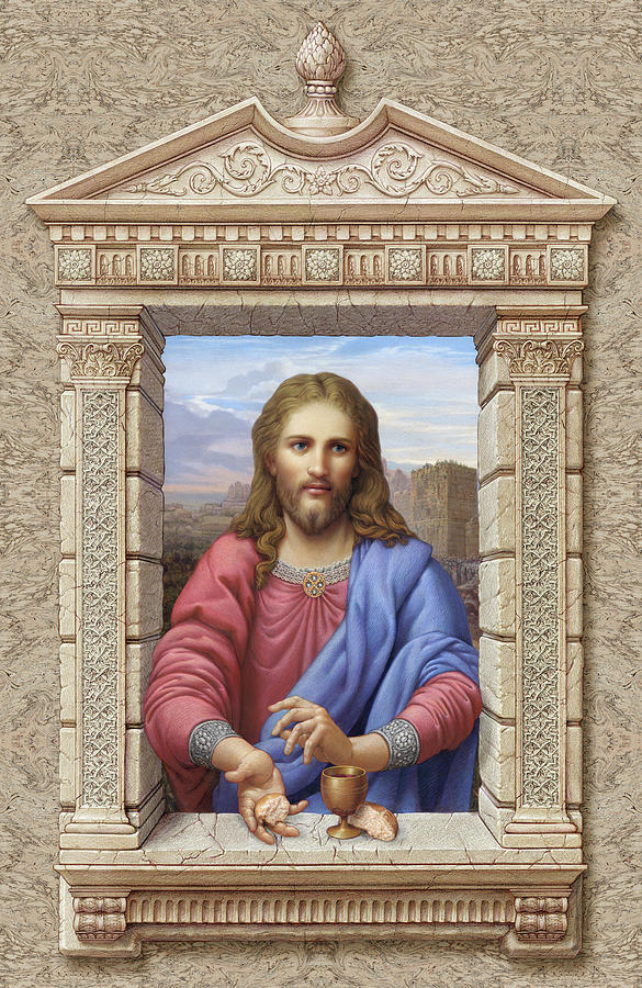 Christ Painting by Kurt Wenner