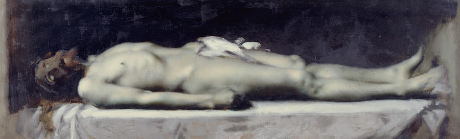 Christ at the Tomb Painting by Jean-Jacques Henner