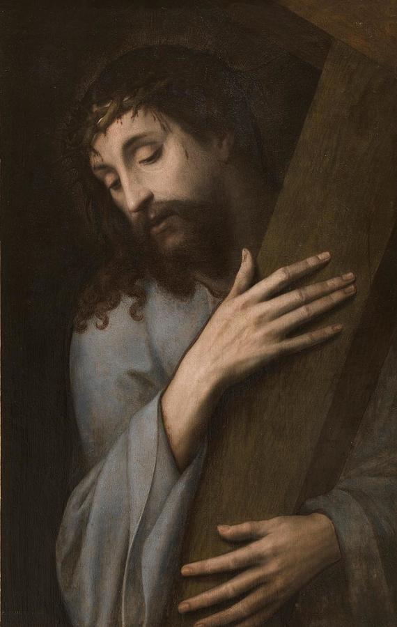 Christ bearing the Cross Painting by Michiel Coxie - Fine Art America