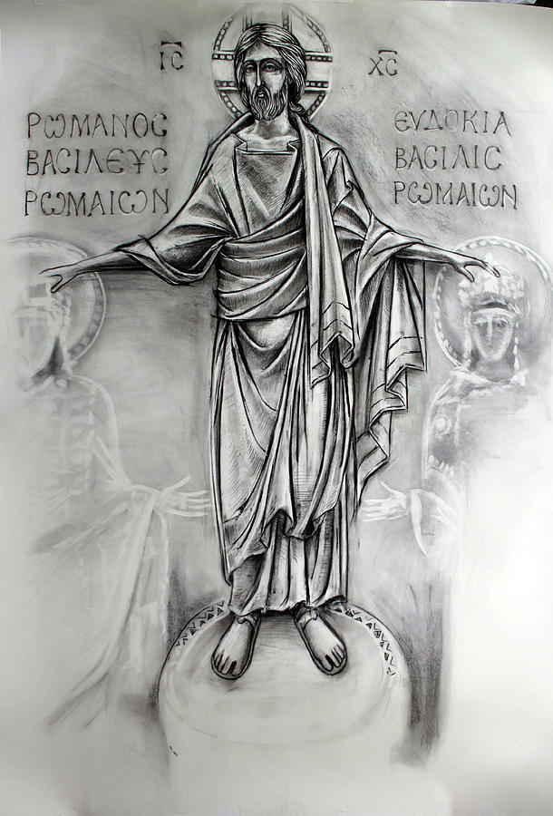Christ blessing Drawing by Jonathan Pageau Christ blessing Drawing by Jonathan Pageau