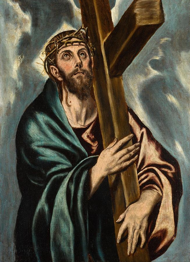 Christ Carrying The Cross, El Greco Painting by El Greco - Fine Art America