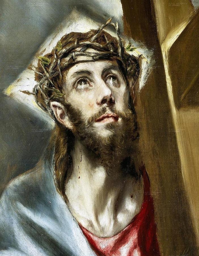 Carrying Painting - Christ Carrying the Cross   by El Greco