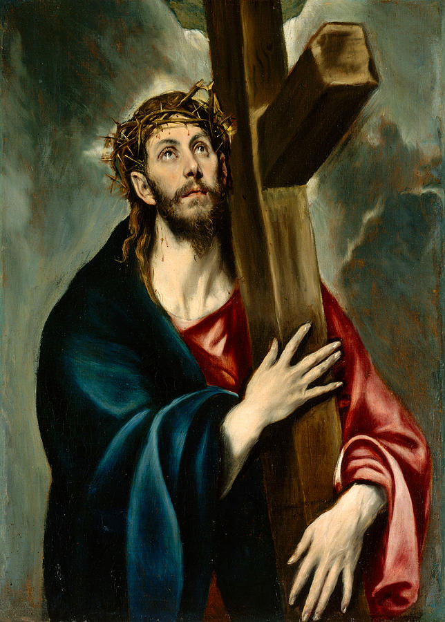 Christ Carrying the Cross Painting by Long Shot