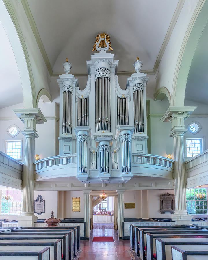 Christ Church Pipe Organ - Philadelphia, PA Photograph by Susan Rissi Tregoning