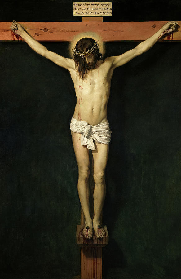 Jesus Christ Painting - Christ Crucified, 1632 by Diego Velazquez