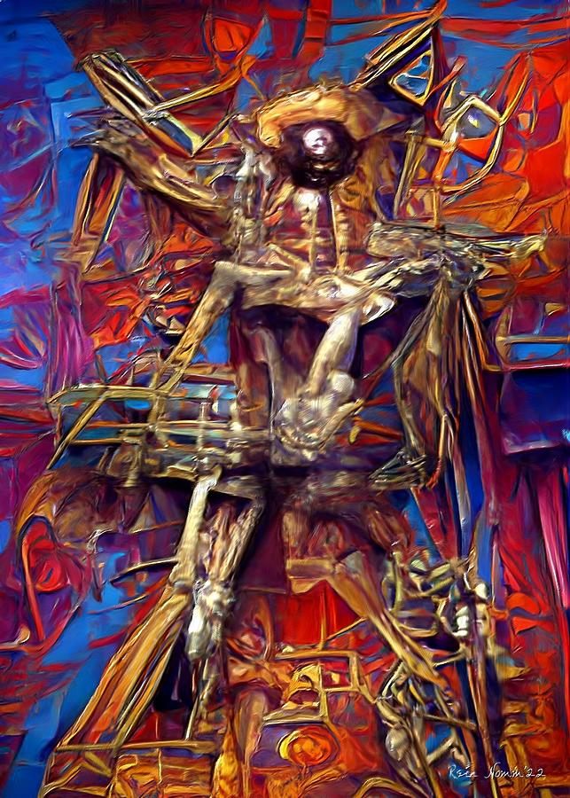 Christ Ex Machina Digital Art by Rein Nomm