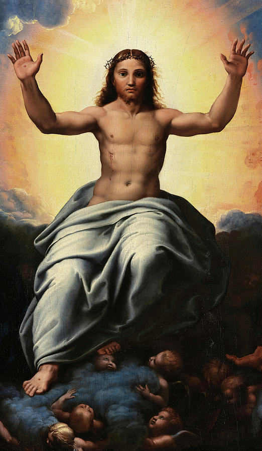 Christ in Majesty Painting by Giulio Romano - Fine Art America