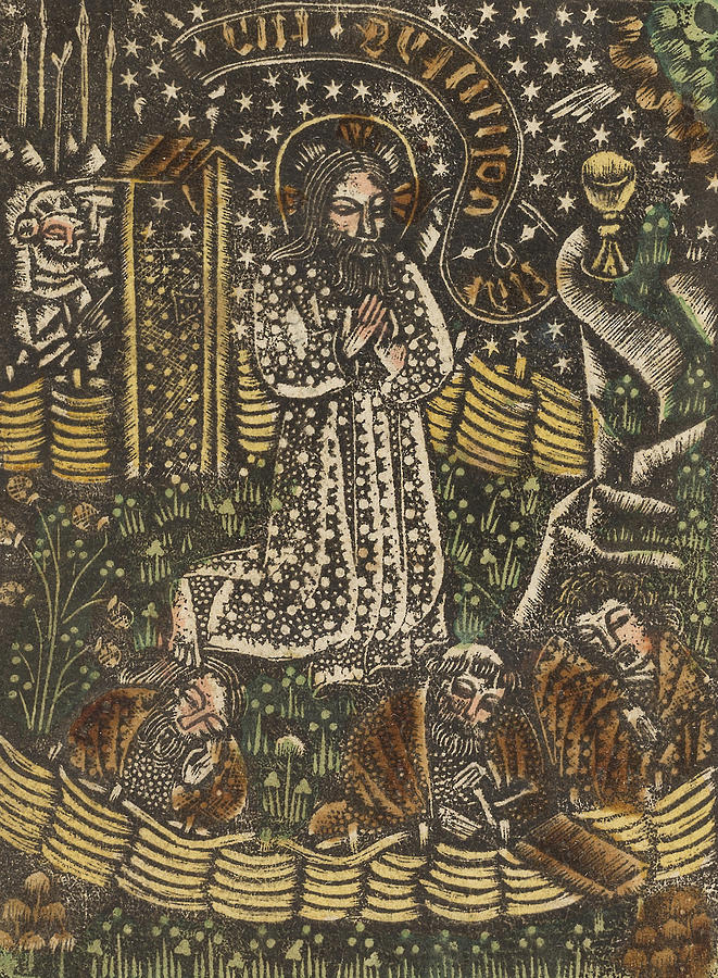 Christ in the Garden of Gethsemane Relief by Unknown Artist