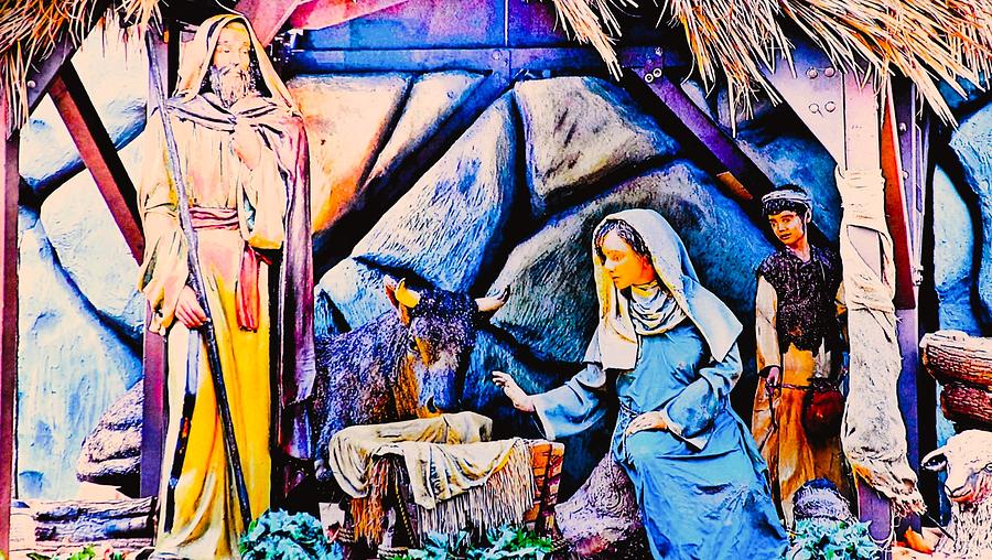 Christ Is Born - Nativity Photograph by Elizabeth Pennington - Fine Art ...