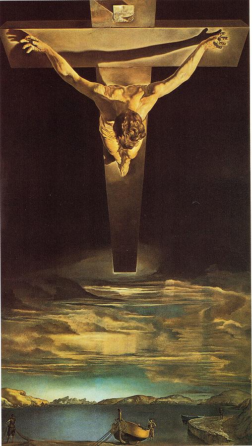 Surrealism Painting - Christ of Saint John of the Cross by Salvador Dali