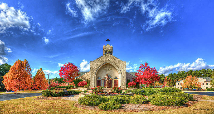 Christ Our King and Savior Catholic Church Lake Oconee Greene County Georgia Art Photograph by Reid Callaway