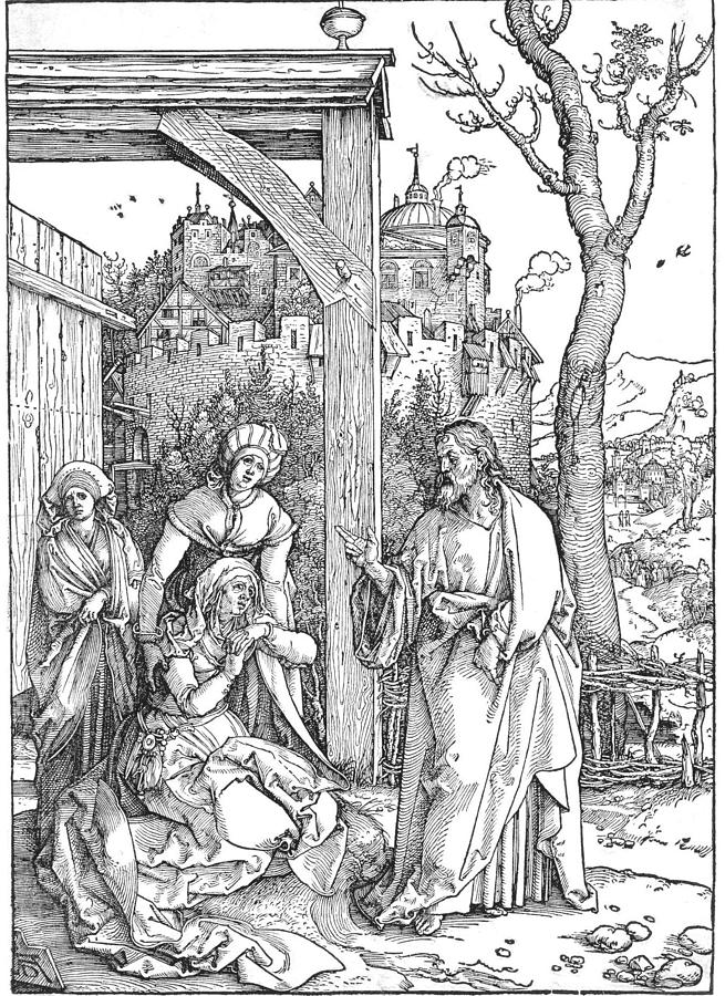 Christ Taking Leave Of His Mother Painting By Albrecht Durer - Fine Art ...