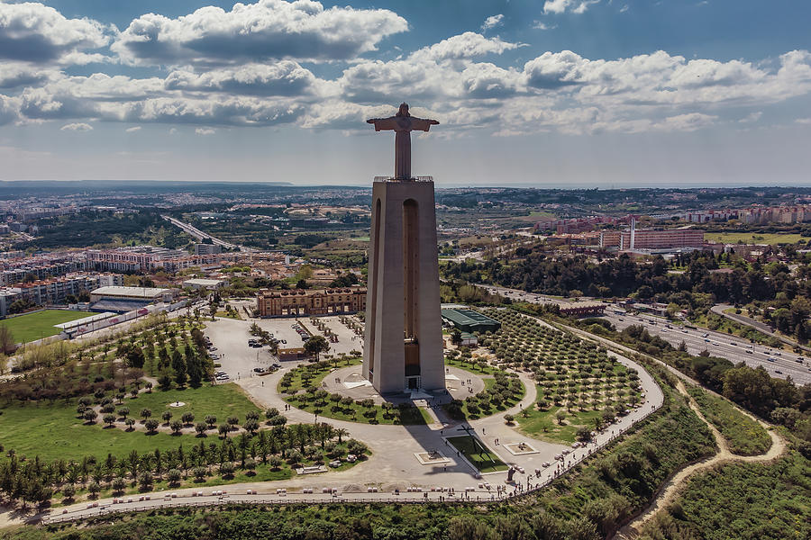 Christ the King Statue, Lisbon, Portugal Photograph by Ingrid Smith ...