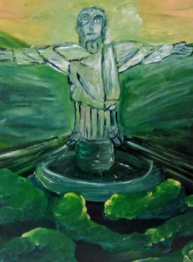 Christ the Redeemer Painting by Andrew Blitman