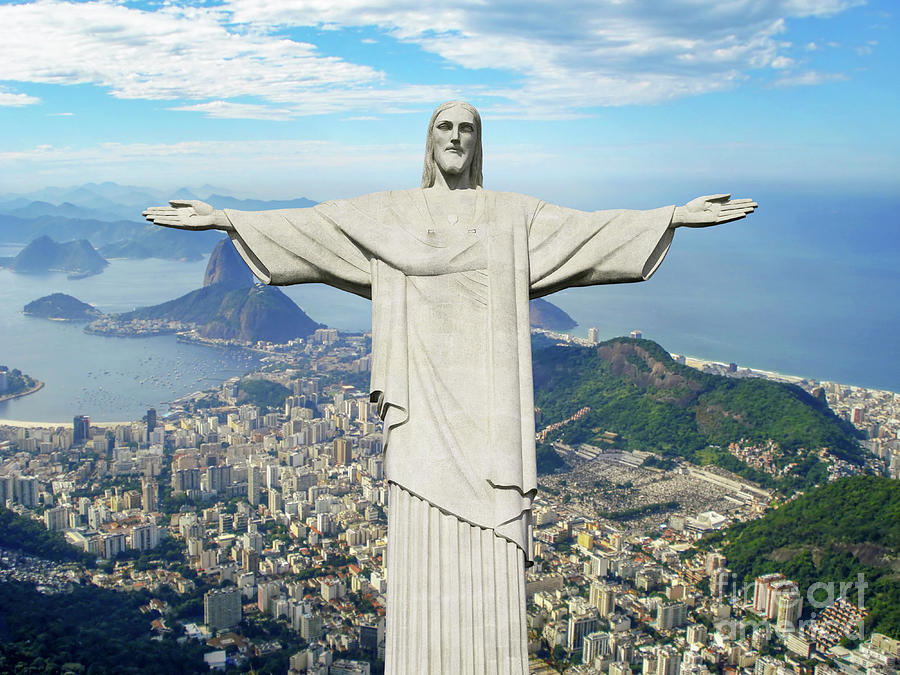 Christ the Redeemer, Rio de Janeiro Photograph by Delphimages Photo Creations