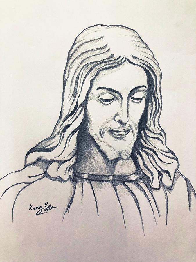 Christ The Redeemer Drawing by Sanasee Kanageswaran - Pixels