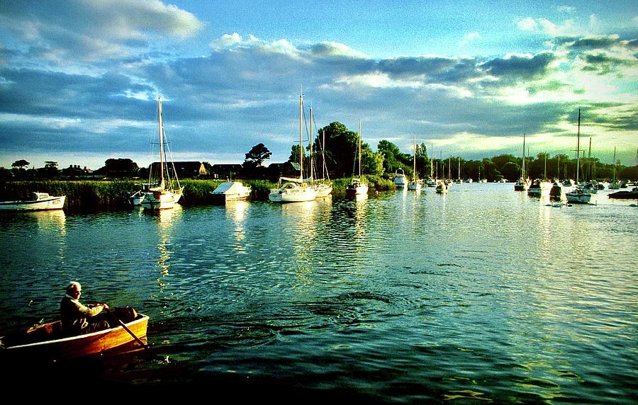 Christchurch Rowing Boat Photograph by Gordon James