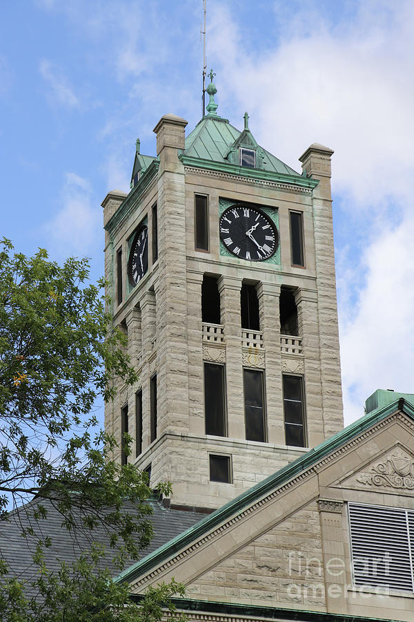 Christian County Courthouse In Taylorville Illinois 4627 Photograph By ...