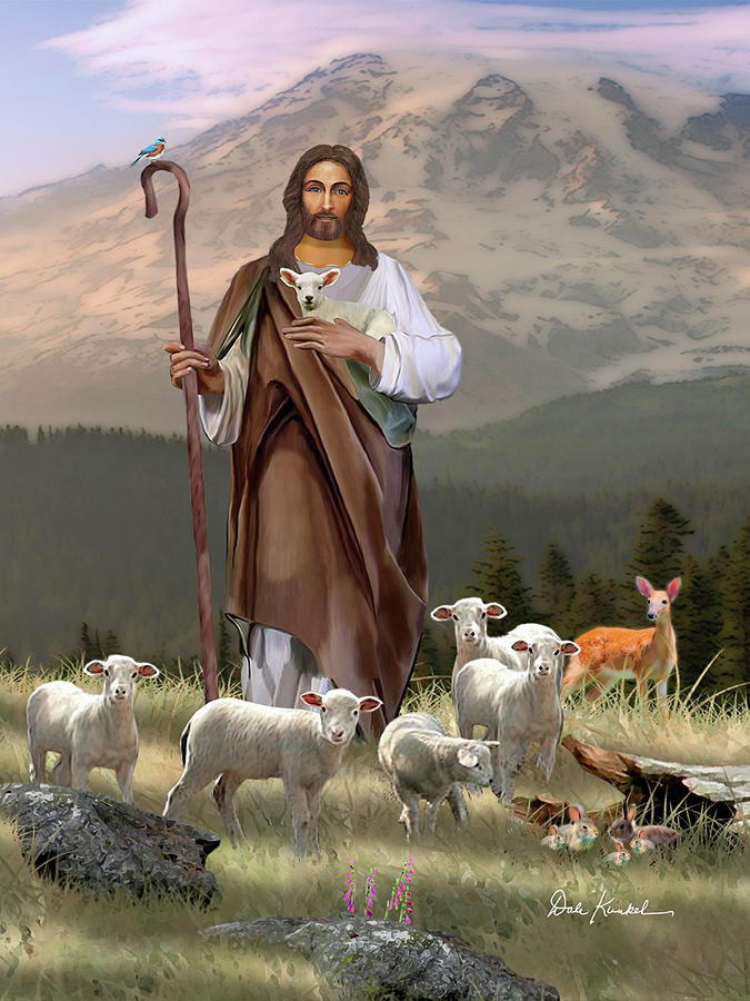 Christian Art The Good Shepherd Christian Art Jesus Christ Images | My ...