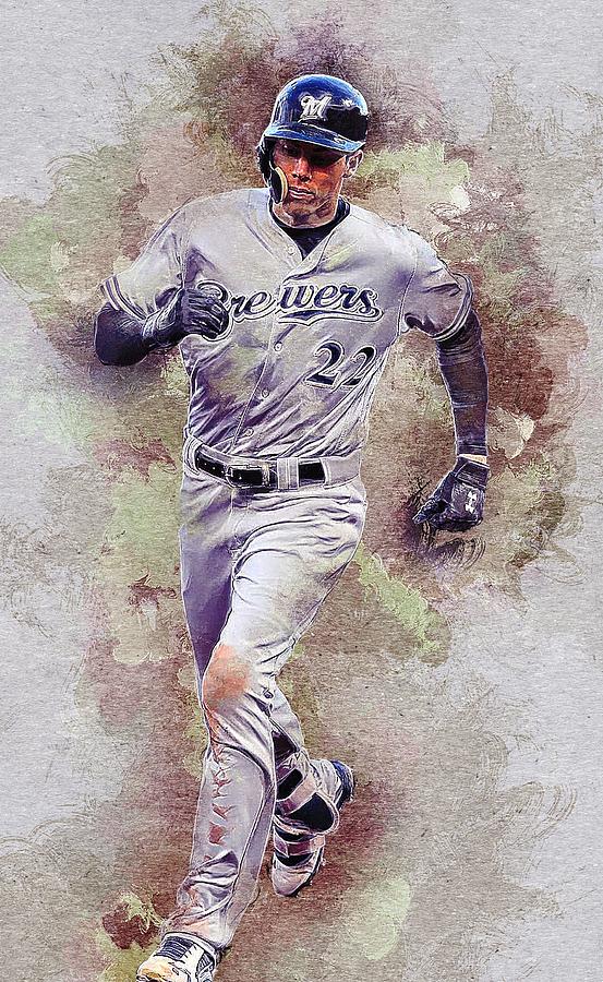 Christian Yelich Digital Art by Celio Wood - Fine Art America