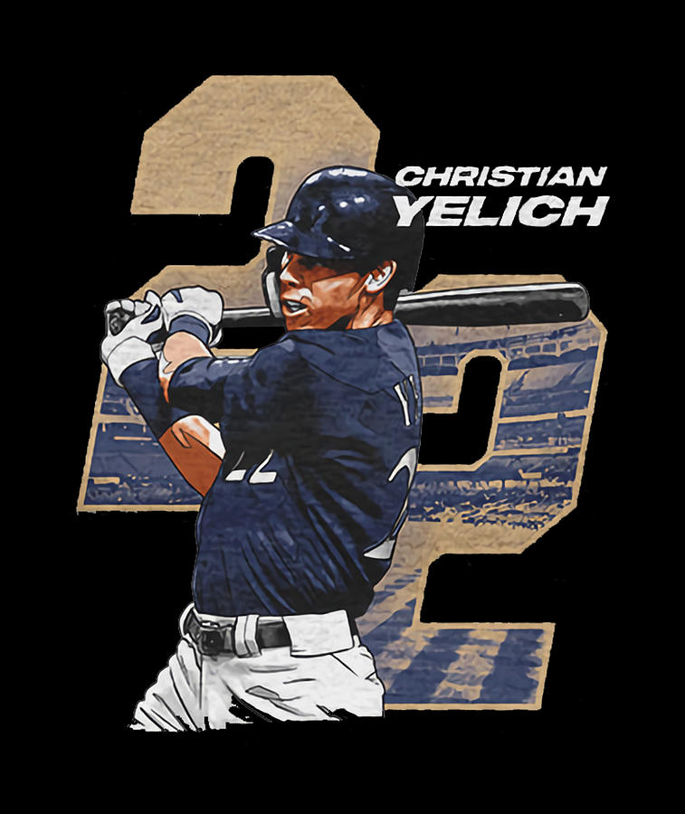 Christian Yelich Offset Digital Art by Kelvin Kent - Fine Art America