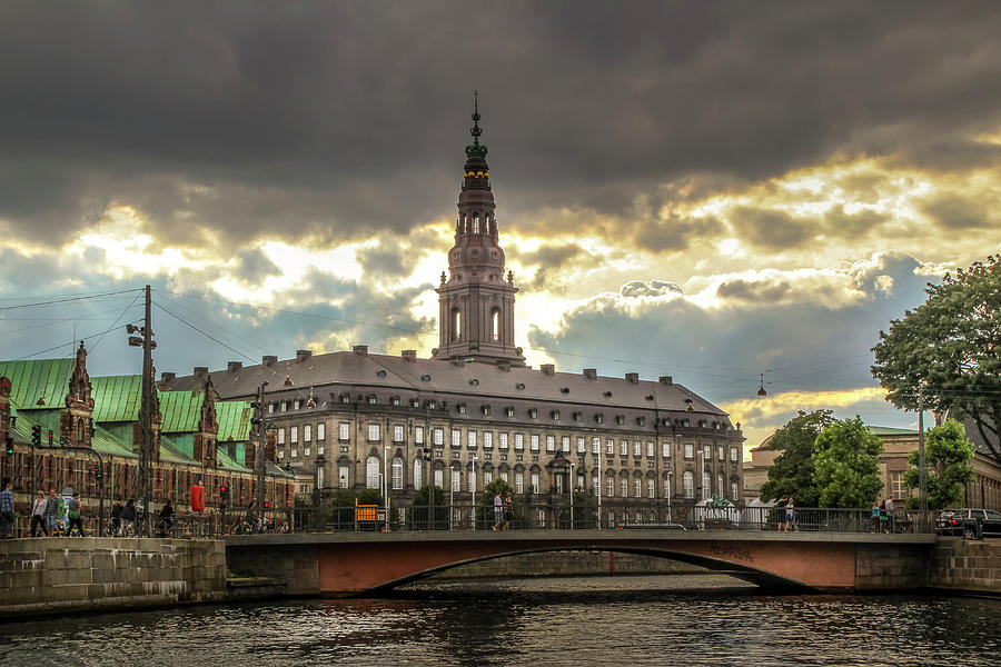 Christiansborg where the Danish government works and governs the country Photograph by Karlaage Isaksen
