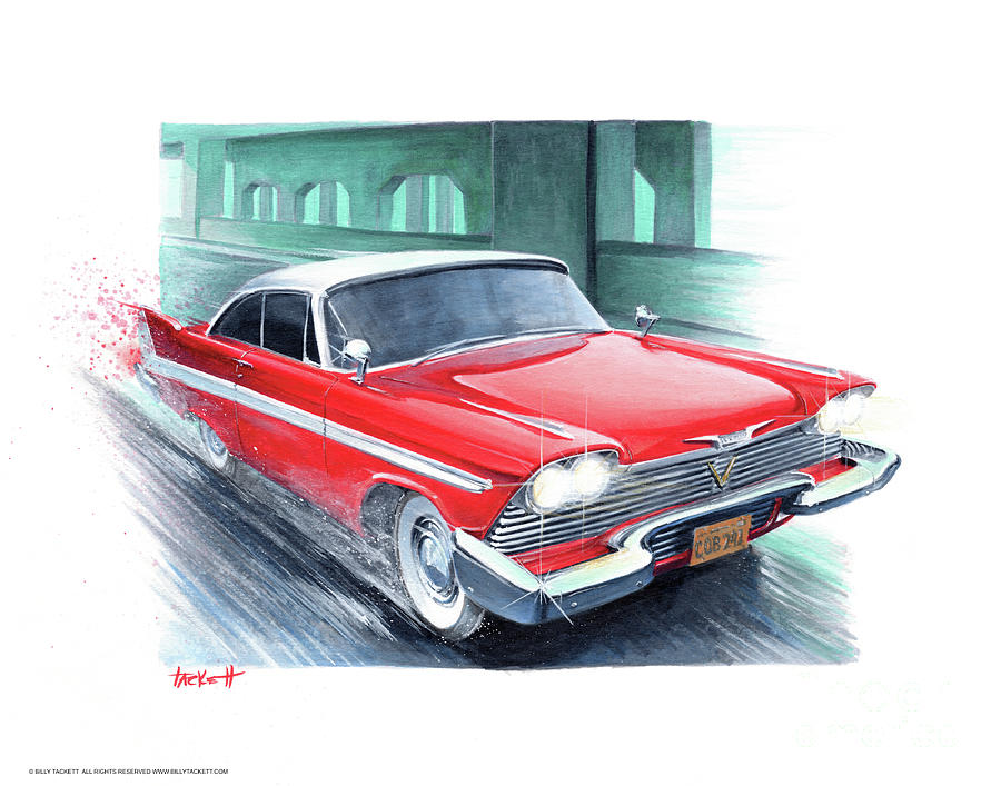 Christine Painting by Billy Tackett - Fine Art America