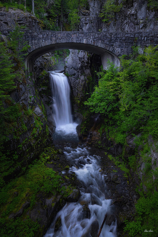 Waterfall Photograph - Christine Falls by Chris Steele