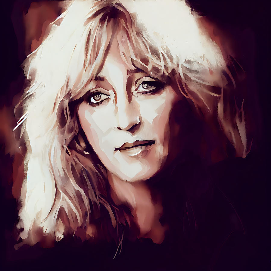 Christine Mcvie Digital Art by Mauricio Sobalvarro - Fine Art America