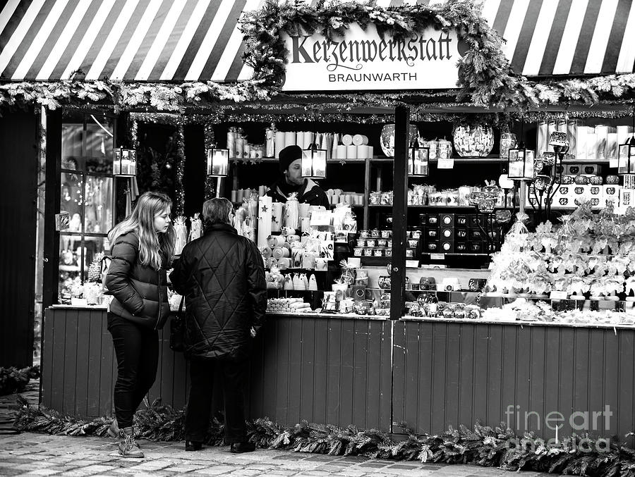 Christkindlesmarkt Shopping in Nuremberg Photograph by John Rizzuto