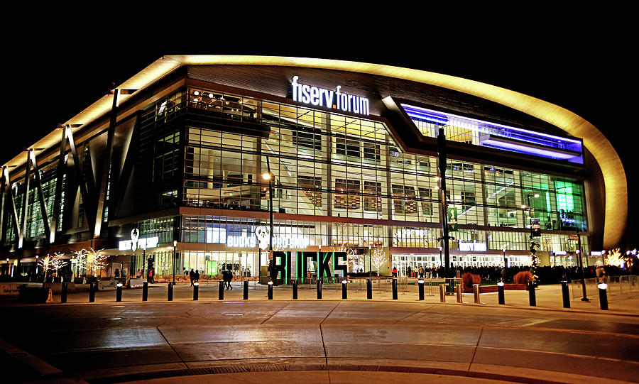 Christmas 2021 at Fiserv Forum Photograph by Angel Moran - Fine Art America