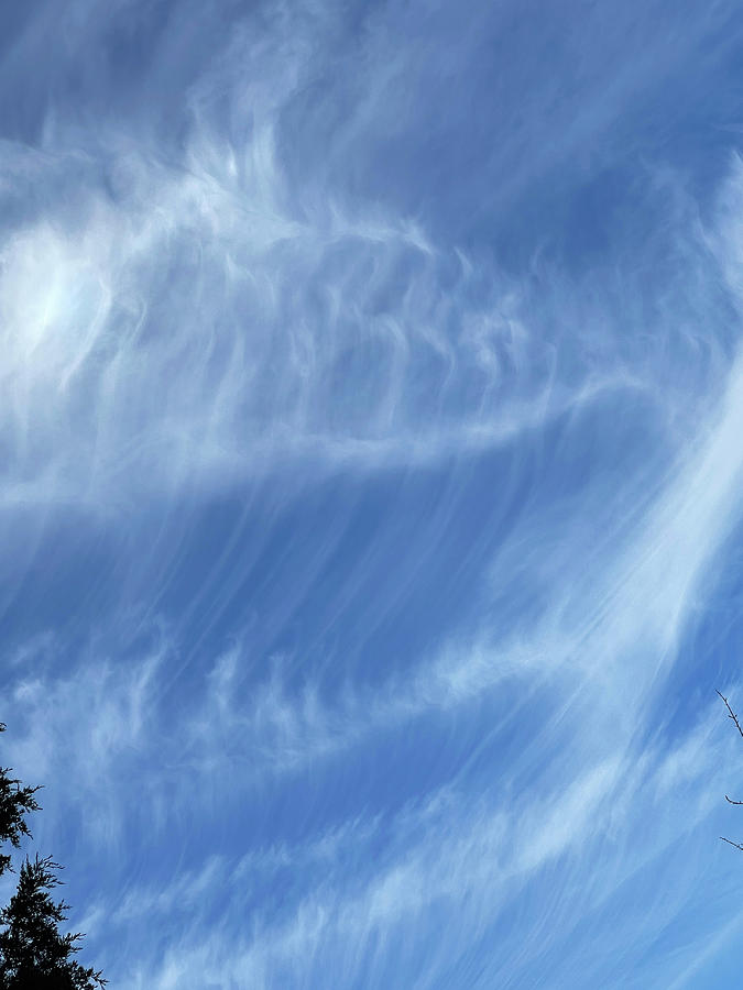 Christmas Angel Clouds 2023 Photograph by Matthew Seufer