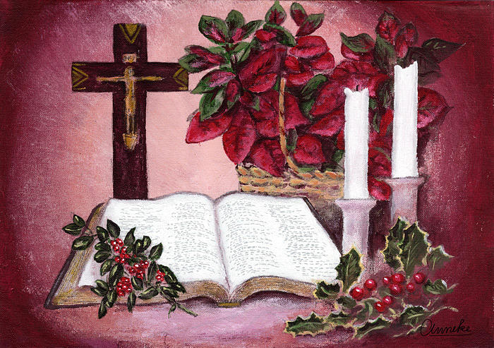 Christmas Painting - Christmas by Anneke Hut