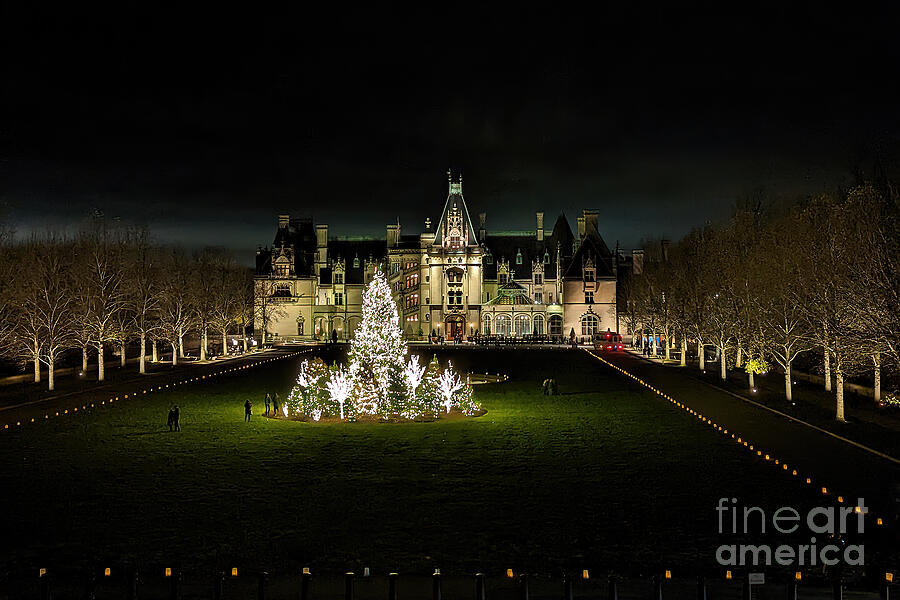 Christmas at Biltmore Mansion Photograph by Shelia Hunt Pixels