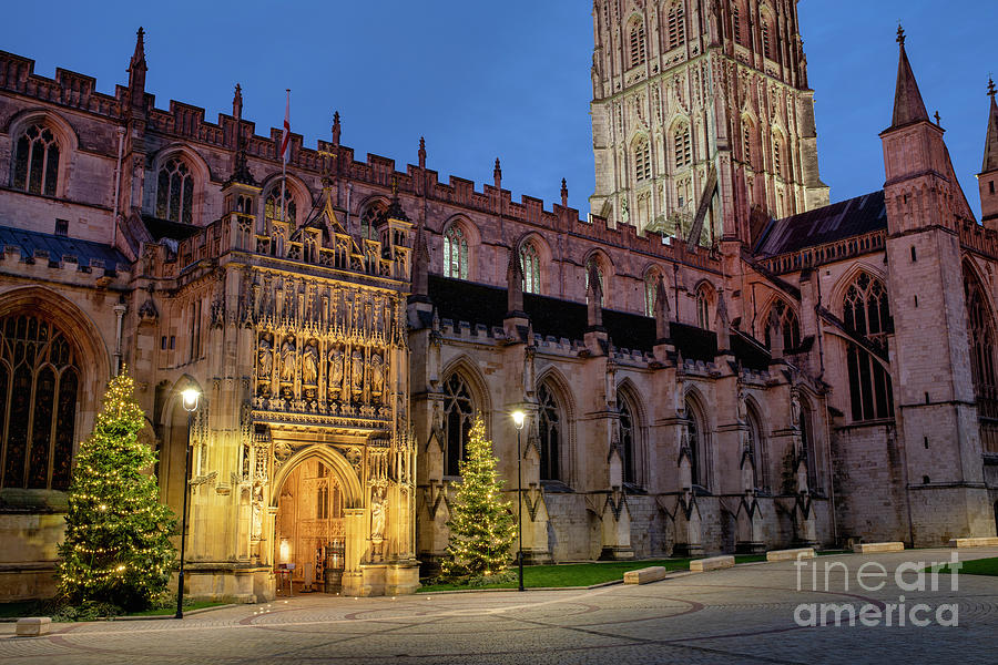Christmas at Gloucester Cathedral  Photograph by Tim Gainey