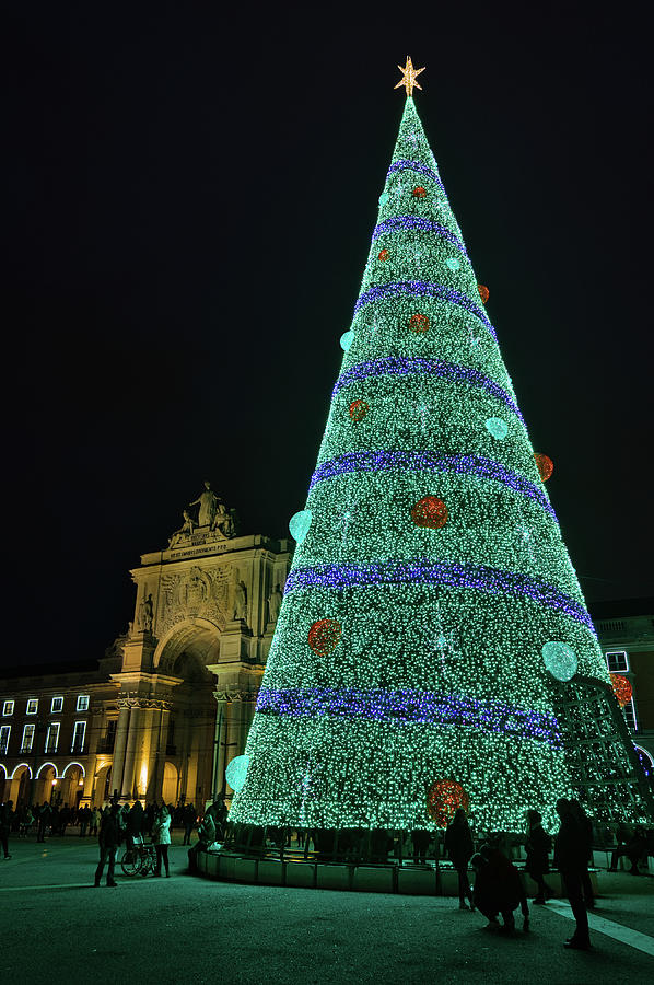 Christmas at Terreiro do Paco in Lisbon Photograph by Angelo DeVal