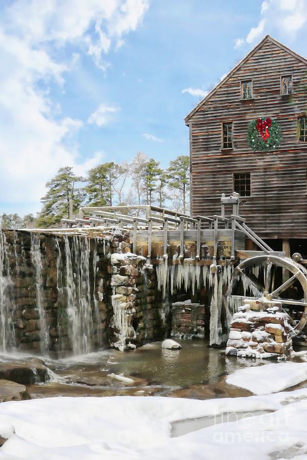 Christmas at Yates Mill Pond Photograph by Benanne Stiens