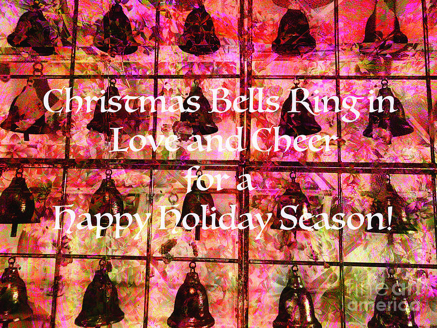 Christmas Bells Card Photograph by Katherine Erickson