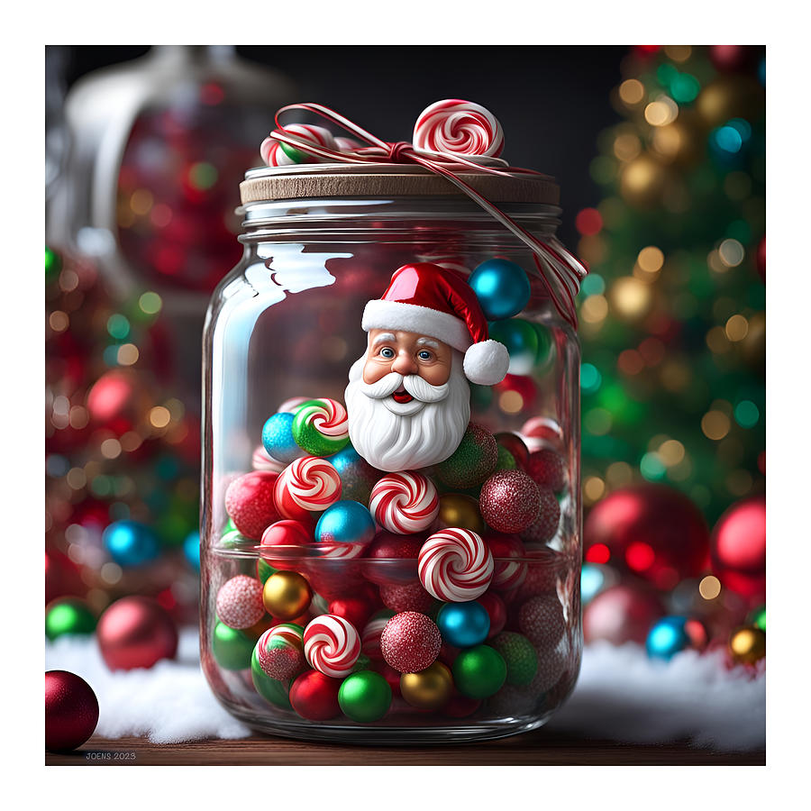 Christmas candies Digital Art by Greg Joens
