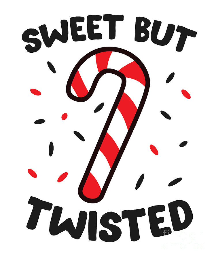 Christmas Candy Cane Sweet But Twisted Tapestry - Textile by EQ Designs ...